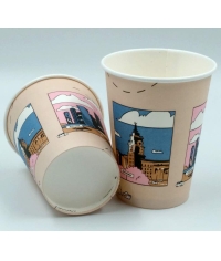 Бумажный стакан Ecopak Мегаполис d=90 350 мл