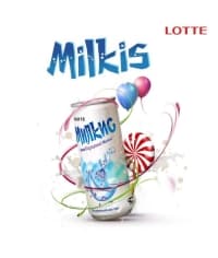 Газированный напиток Lotte Милкис Оригинальный 250мл ж/б