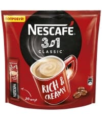 Кофе растворимый Nescafe 3в1 Классический стик 14.5г