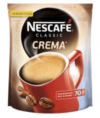 Кофе растворимый Nescafé Classic Crema пакет 70 г