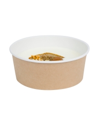 Контейнер бумажный Round Bowl 1000 мл d=150 Крафт