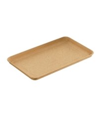 Лоток пищевой OnePlatter 225×135×15 мм Крафт для фасовки