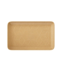 Лоток пищевой OnePlatter 225×135×15 мм Крафт для фасовки