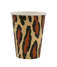 Бумажный стакан EcoCups Наш ЛЕОПАРД d=90 350/400 мл