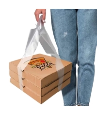 Пакет-переноска для пиццы Pizza Holder XL Прозрачный 20 × 65 см HDPE