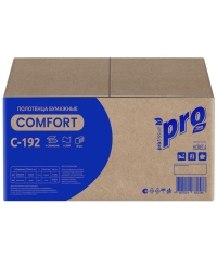 Полотенца бумажные PROtissue 1-слойные С192 Белые 21×22 V-сложение 250 листов