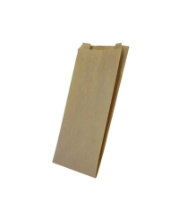 Пакет бумажный V-образный Крафт 170+70×300 мм