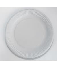 Тарелка бумажная Snack Plate белая мелованная d=230 мм