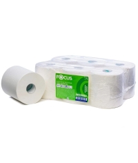 Полотенца бумажные Focus Jumbo / Джамбо 1-слойные в рулоне с центральной вытяжкой 280 м