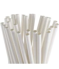Бумажные трубочки Белые 200мм d=8мм (150 шт)