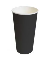 Бумажный стакан Черный d=90 500 мл