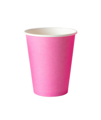 Бумажный стакан Розовый d=80 250 мл