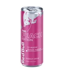 Red Bull Peach Edition Ред Булл со вкусом персика 250 мл ж/б