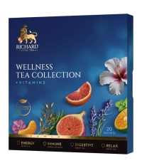 Чай Richard Royal WELLNESS Tea Collection ассорти 4 вида, 20 саше Чай Richard Royal WELLNESS Tea Collection ассорти 4 вида, 20 саше