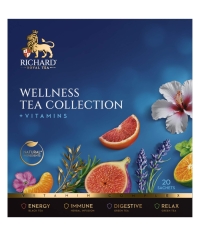 Чай Richard Royal WELLNESS Tea Collection ассорти 4 вида, 20 саше