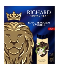 Чай черный Richard Royal Bergamot & Vanilla 100 саше × 2 г