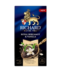Чай черный Richard Royal Bergamot & Vanilla 25 саше × 2 г