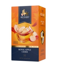 Чай Richard limited edition Royal APPLE CIDER чёрный ароматизированный 25 саше × 1.7 г