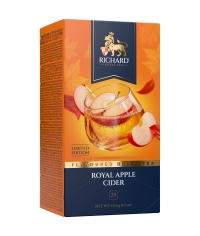 Чай Richard limited edition Royal APPLE CIDER чёрный ароматизированный 25 саше × 1.7 г