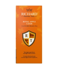 Чай Richard limited edition Royal APPLE CIDER чёрный ароматизированный 25 саше × 1.7 г