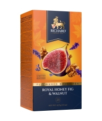 Чай Richard ROYAL limited edition HONEY FIG & WALNUT чёрный ароматизированный 25 саше × 1.7 г