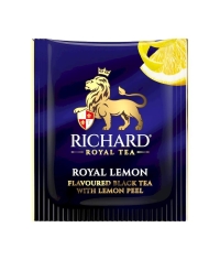 Чай Richard Royal LEMON чёрный ароматизированный 25 саше × 1.7 г Чай Richard Royal LEMON чёрный ароматизированный 25 саше × 1.7 г