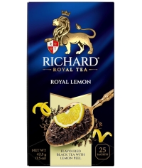 Чай Richard Royal LEMON чёрный ароматизированный 25 саше × 1.7 г