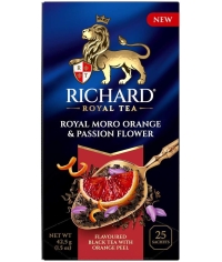 Чай Richard Royal MORO ORANGE & PASSION FLOWER чёрный аром. 25 саше × 1.7 г