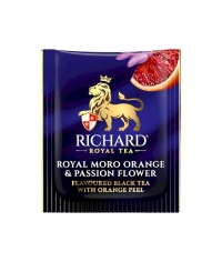 Чай Richard Royal MORO ORANGE & PASSION FLOWER чёрный аром. 25 саше × 1.7 г Чай Richard Royal MORO ORANGE & PASSION FLOWER чёрный аром. 25 саше × 1.7 г