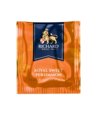 Чай Richard limited edition Royal SWEET PERSIMMON чёрный ароматизированный 25 саше × 1.7 г