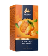 Чай Richard limited edition Royal SWEET PERSIMMON чёрный ароматизированный 25 саше × 1.7 г