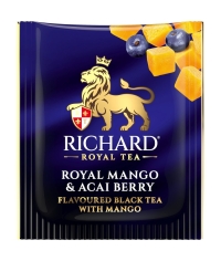 Чай Richard Royal Mango & Acai berry чёрный аромат. 25 саше × 1.7 г