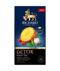 Чай Richard DETOX черный аромат. 20 саше × 1.7 г