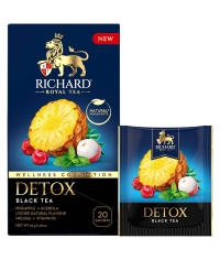 Чай Richard DETOX черный аромат. 20 саше × 1.7 г