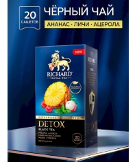 Чай Richard DETOX черный аромат. 20 саше × 1.7 г