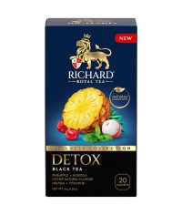 Чай Richard DETOX черный аромат. 20 саше × 1.7 г