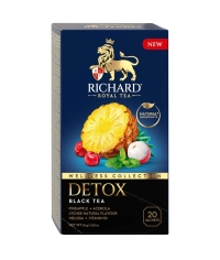 Чай Richard DETOX черный аромат. 20 саше × 1.7 г