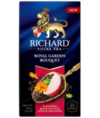 Чай Richard Royal GARDEN BOUQUET чёрный ароматизированный 25 саше × 1.7 г