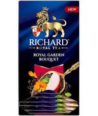 Чай Richard Royal GARDEN BOUQUET чёрный ароматизированный 25 саше × 1.7 г Чай Richard Royal GARDEN BOUQUET чёрный ароматизированный 25 саше × 1.7 г