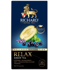 Чай Richard RELAX зеленый аромат. 20 саше × 1.5 г