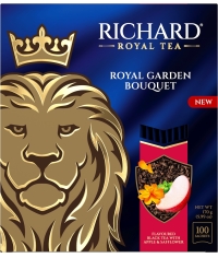 Чай Richard Royal GARDEN BOUQUET чёрный ароматизированный 100 саше × 1.7 г
