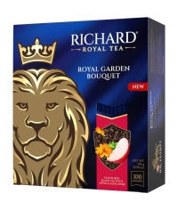 Чай Richard Royal GARDEN BOUQUET чёрный ароматизированный 100 саше × 1.7 г Чай Richard Royal GARDEN BOUQUET чёрный ароматизированный 100 саше × 1.7 г