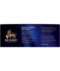 Чай Richard Royal GARDEN BOUQUET чёрный ароматизированный 100 саше × 1.7 г Чай Richard Royal GARDEN BOUQUET чёрный ароматизированный 100 саше × 1.7 г
