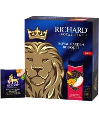 Чай Richard Royal GARDEN BOUQUET чёрный ароматизированный 100 саше × 1.7 г Чай Richard Royal GARDEN BOUQUET чёрный ароматизированный 100 саше × 1.7 г