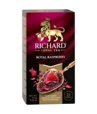 Чай Richard Royal Raspberry МАЛИНА цветочный ароматизированный 25 саше × 1.5 г