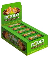 Шоколадный батончик Rodeo с карамелью и нугой 30 г