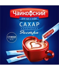 Сахар в стиках Чайкофский 5 г ×800 шт.