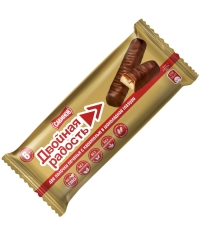 Батончик печенье детское ДВОЙНАЯ РАДОСТЬ с карамелью и молочным шоколадом 50 г