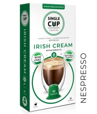 Кофейные капсулы Single Cup вкус Irish Cream для Nespresso