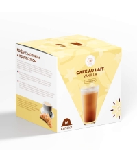 Капсулы Single Cup для Dolce Gusto Cafe au Lait VANILLA 16 шт.